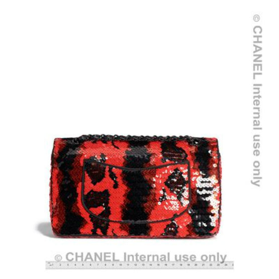 [PRESS] Classic Embroideries Flapbag - Red & Black