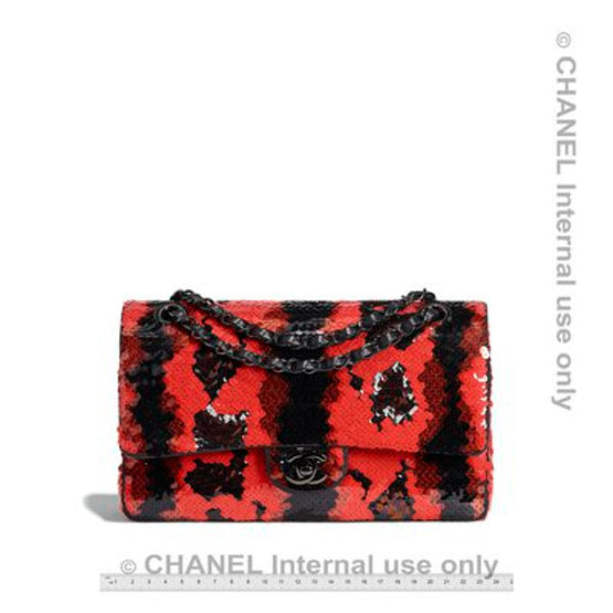 [PRESS] Classic Embroideries Flapbag - Red & Black