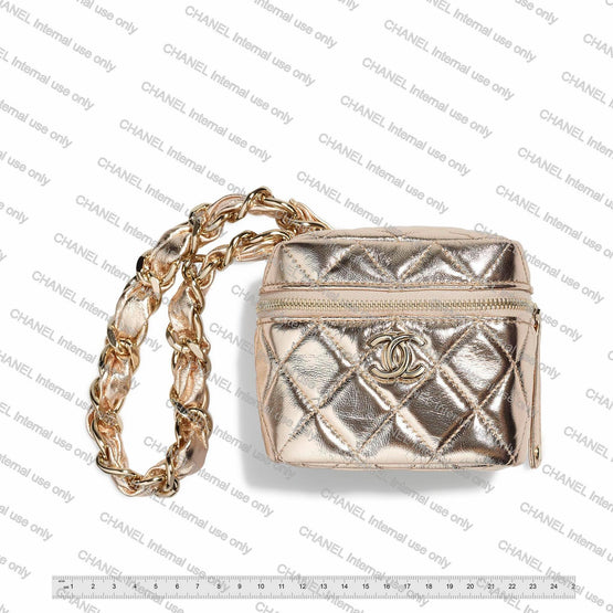 Cococube Purse Without Chain - Golden
