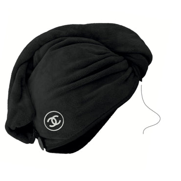 Black Hair Towel Wrap Crm23