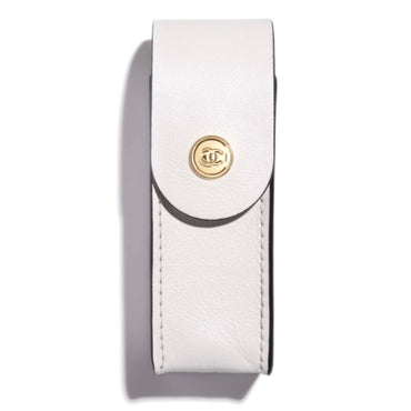 White Leather Lipstick Pouch / Coffret 31 Le Rouge