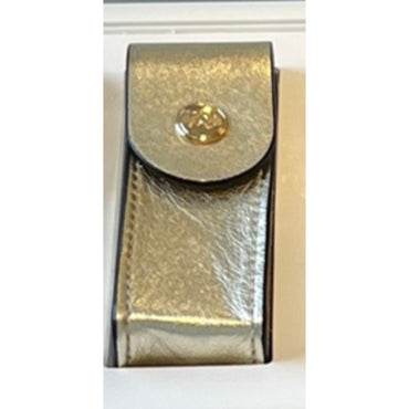 Leather Lipstick Pouch Gold / Coffret 31 Le Rouge Holiday 2024