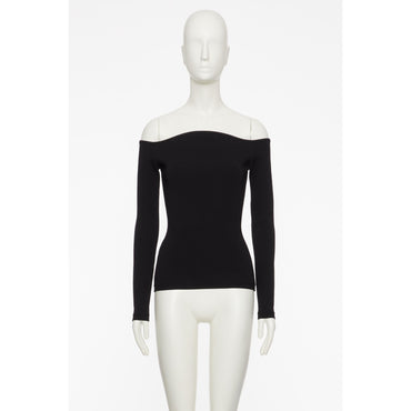 Solid Knit Top - Nero