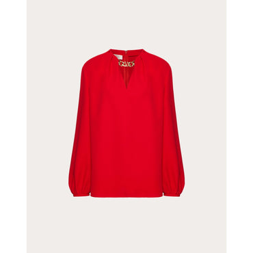 Fluids Blouse - Rosso