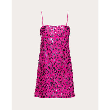 Embroideries Dress - Full Pink