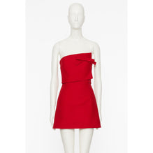 Crepe Dress - Rosso