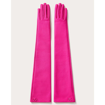 Vlogo Signature Long Sleeved Gloves - Pink PP