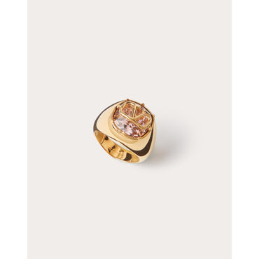 Vlogo Light Ring - Oro 18/Rose Peach (Vintage Rose)