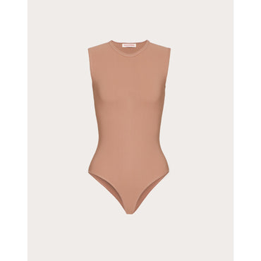 Jersey Layering Bodysuit - Light Camel