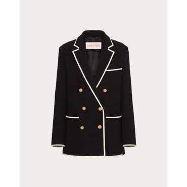 Tweed Jacket - Nero/Avorio