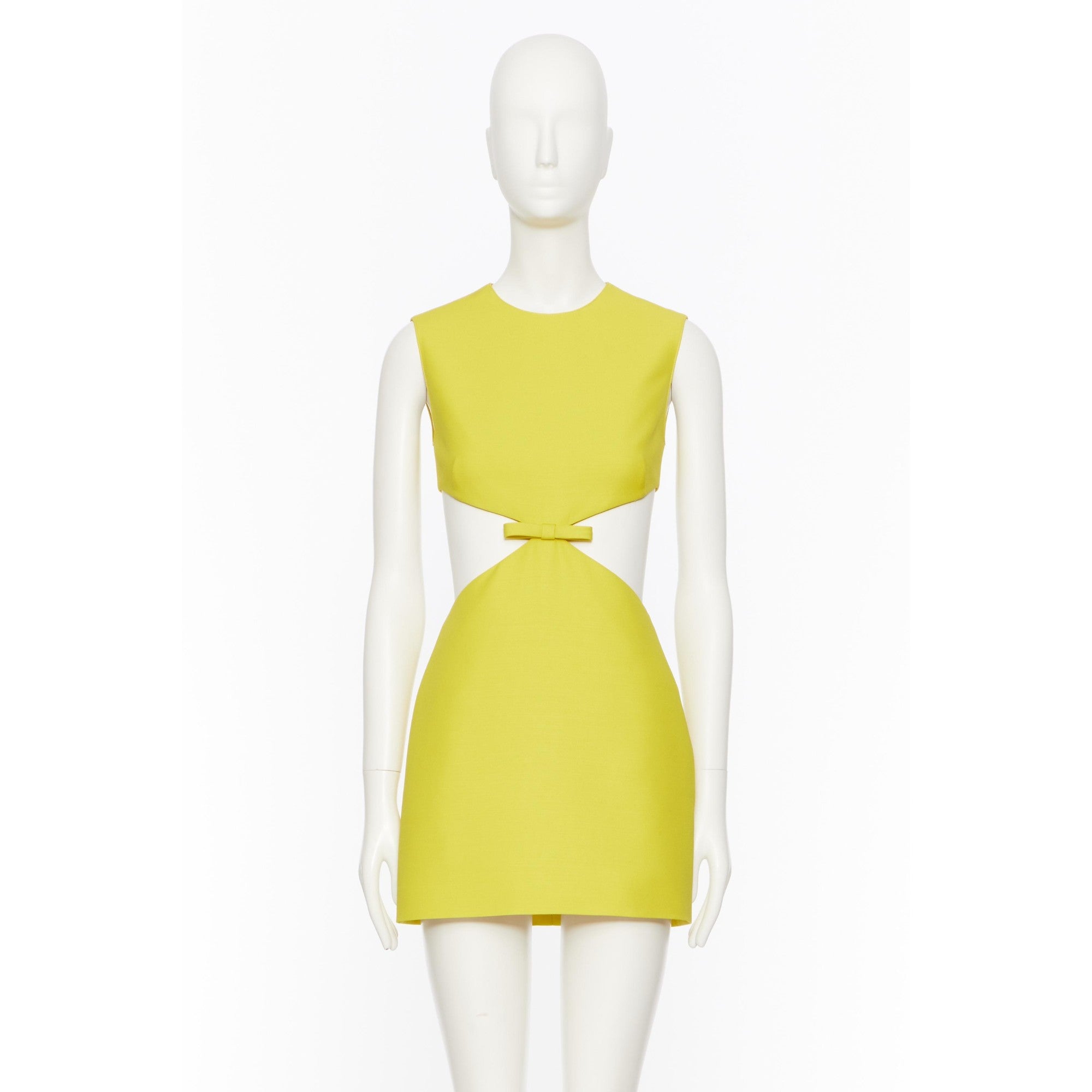 Crepe Dress - Texture Yellow