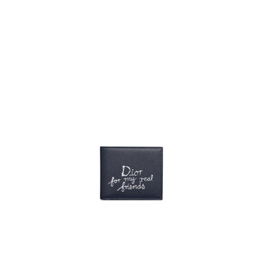 Men Compact Wallet - H524 Light Blue/White