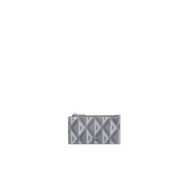 Men Zipped Card Holder Cd Diamond - 42E Grey Multi