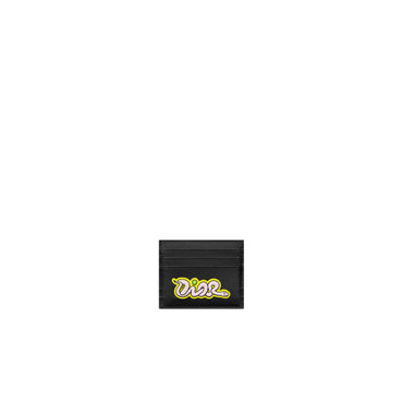 Men Card Holder - H958 Black And Yellow Fluo