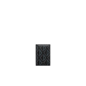Men Bi Fold Card Holder Cd Dia - 43E Noir Multi