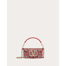 Loco' Shoulder Bag - Argento/Rosso V
