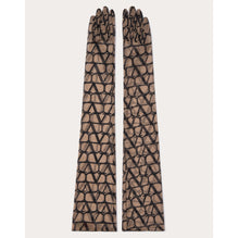 Toile Iconographe Long Sleeved Gloves - Beige/Nero