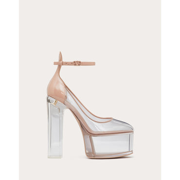 Valentino Garavani Tan-Go Pump - Trasparente/Rose Cannelle