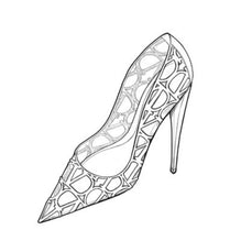 Toile Iconographe Pump - Trasparente/Rouge Pur