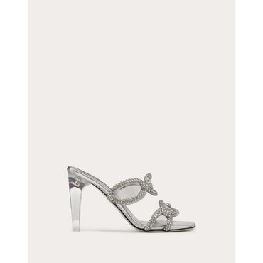 Valentino Garavani Chain 1967 Sandal - Silver