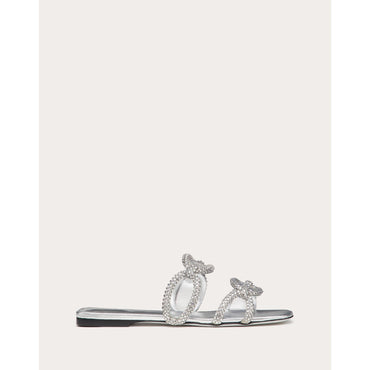 Valentino Garavani Chain 1967 Sandal - Silver