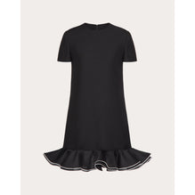 Crepe Dress - Nero/Avorio