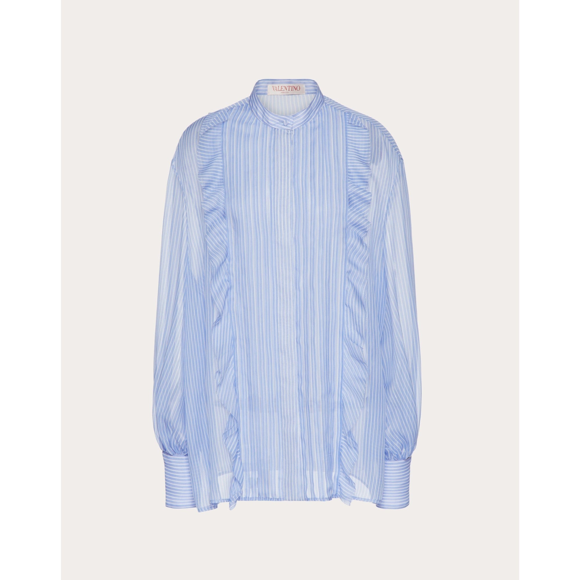 Stripes Shirt - Light Blue/Bianco