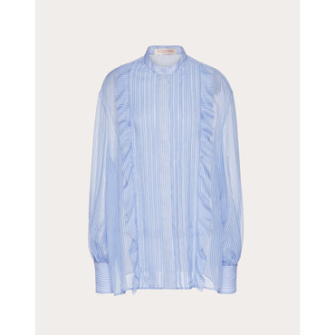 Stripes Shirt - Light Blue/Bianco