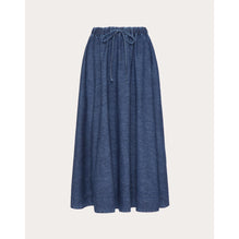 Chambray Skirt - Medium Blue Denim