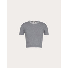 Embroideries Top - Grigio Melange