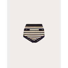 Stripes Shorts - Avorio/Navy/Oro