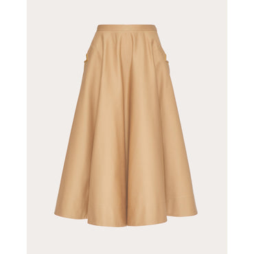 Cotton Skirt - Beige
