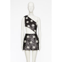 Embroideries Dress - Nero/Silver