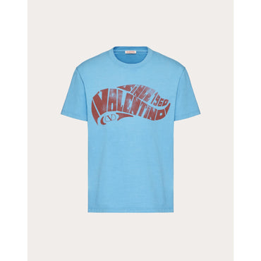 Valentino Surf TShirt - Celeste/St. Ruggine