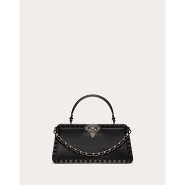 Rockstud Top Handle - Nero