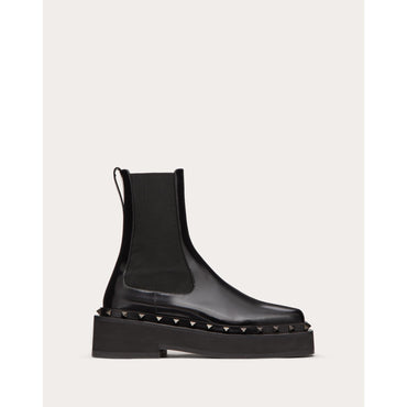 Rockstud M-Way Short Boot - Nero