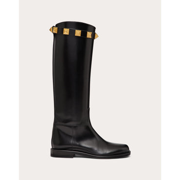 Roman Stud Boot - Nero