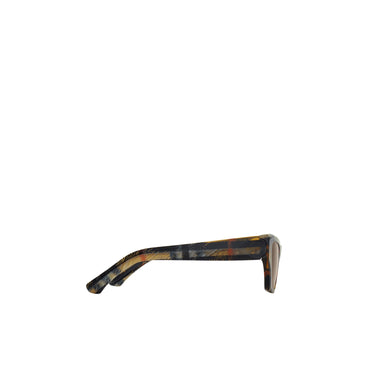 Shield Facet Cat-eye Sunglasses - Light Sand