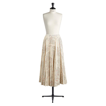 Women Denim Skirt - 0893 Fantaisie Blanc