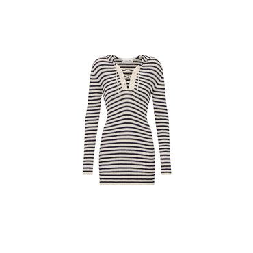 Women Knitwear Dress - 0853 Fantaisie Blanc