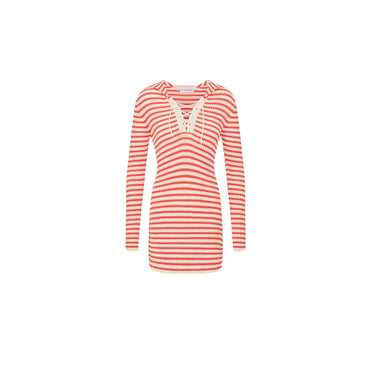 Women Knitwear Dress - 2824 Fantaisie Jaune/Orange