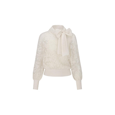 Women Knitw Pullover - 0200 Ecru