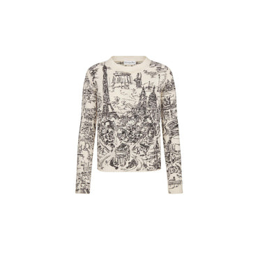 Women Knitw Pullover - 0930 Fantaisie Blanc
