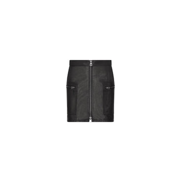 Women Leather Skirt - 9000 Noir