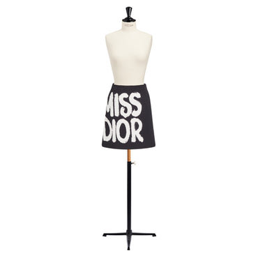 Women Knitwear Skirt - 9330 Fantaisie Noir