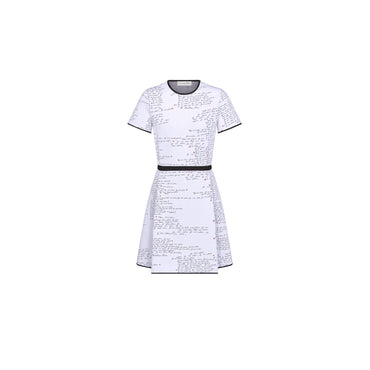 Women Knitwear Dress - 0893 Fantaisie Blanc
