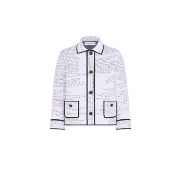 Women Knitwear Jacket - 0893 Fantaisie Blanc