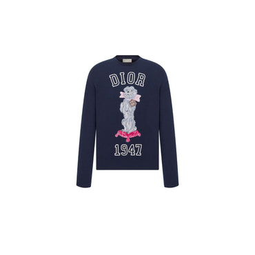 Men M.Knit Top/Wais - 580 Fantaisie Fond Bleu