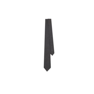 Men Tie - 984 Fantaisie Fond Noir