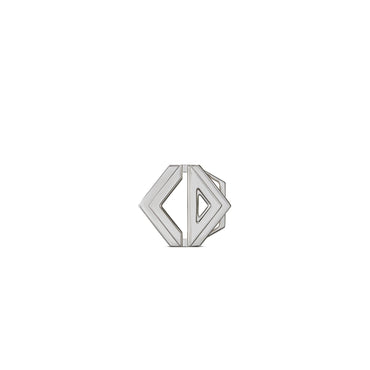 Men Buckle Cd Diamond 40Mm - H02K Silver